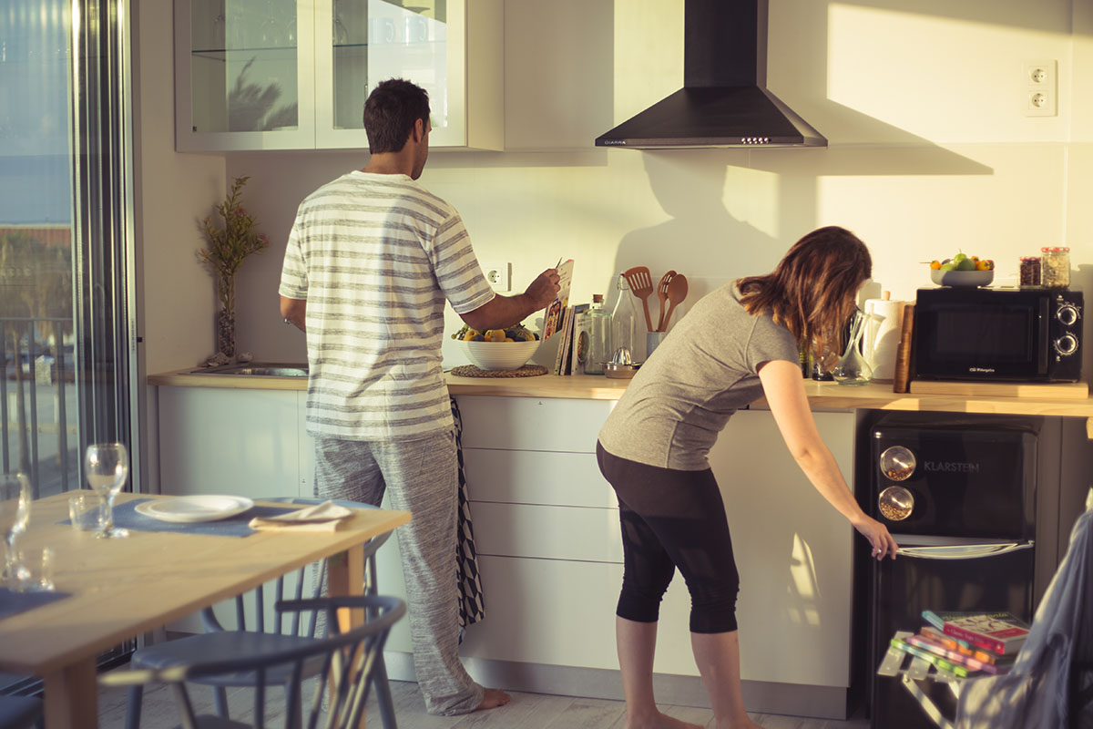 Inspiramar, double loft kitchen in Benicarló.
